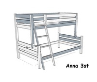 Двухэтажная кровать Anna 3ST