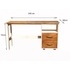 Birch desk with drawers