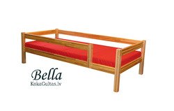Childrens birch bed BELLA 