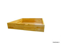 Tonēta bērza masīvkoka veļas kaste